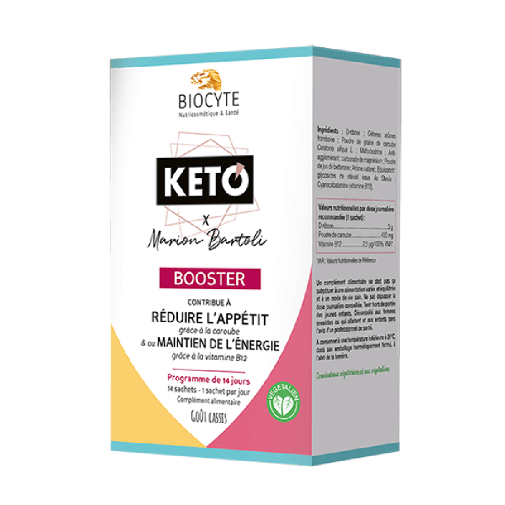 Biocyte Keto Booster Добавка диетическая в капсулах, придает волосам бодрость и здоровье, укрепляет, а так же стимулируется рост, 14 стиков