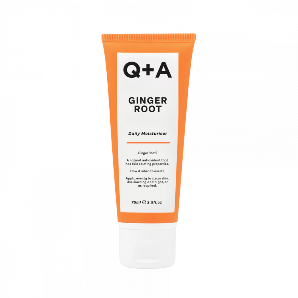 Зволожуючий крем для обличчя на основі кореня імбиру Q+A Ginger Root Daily Moisturiser 75ml