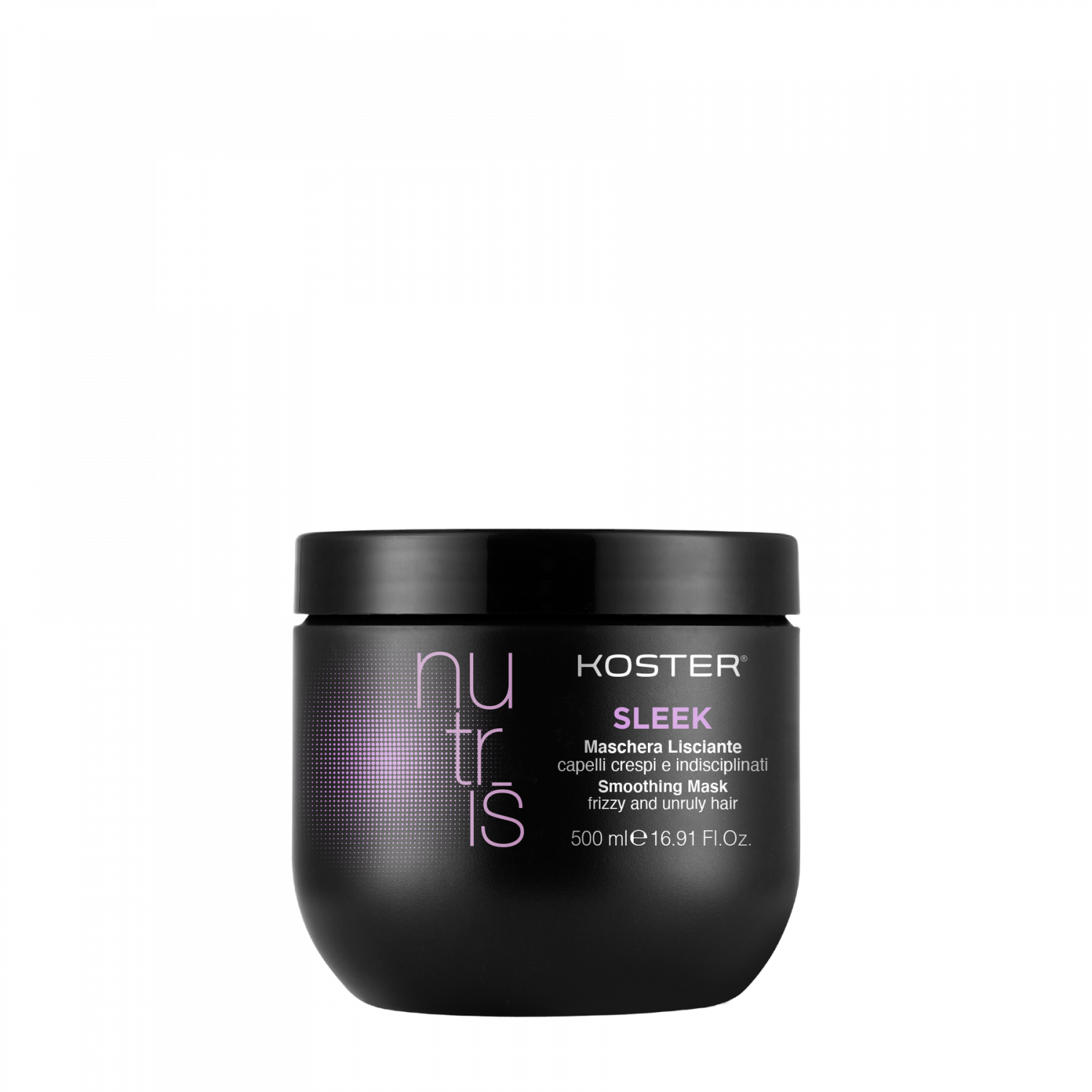 Маска для разглаживания вьющихся и непослушных волос Koster Nutris Sleek 500мл НФ-00024334