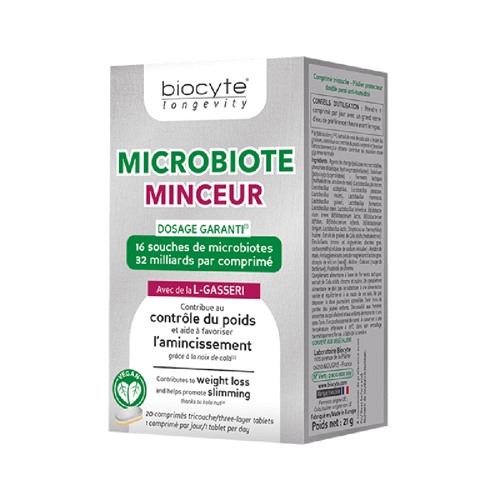 Biocyte Microbiote Minceur, 20 капсул