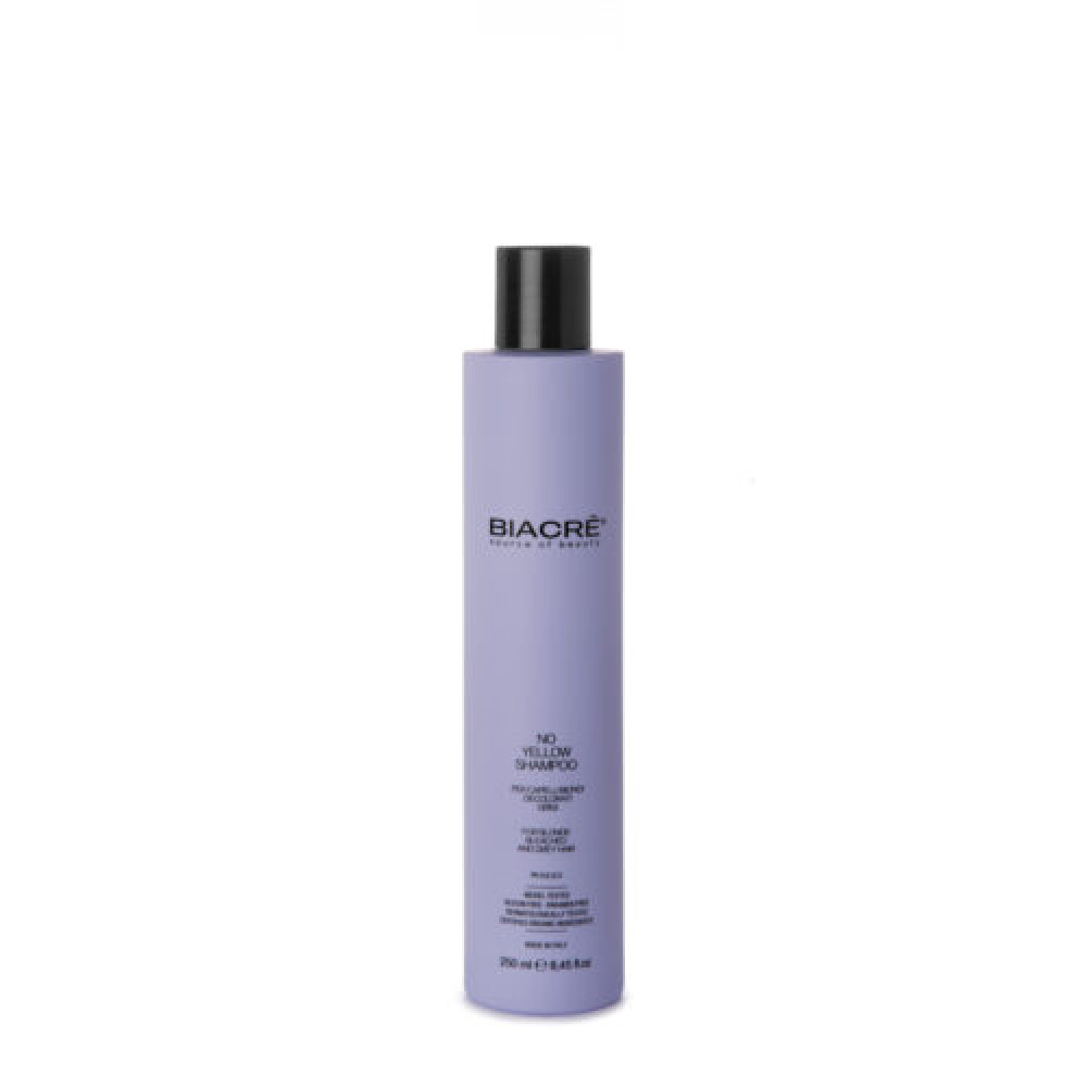 BIACRE Шампунь СТОП ЖЕЛТИЗНА для блондинок BIACRE NO YELLOW SHAMPOO, 250 мл