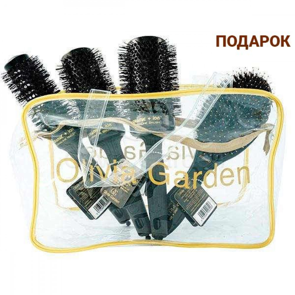 Набір щіток Ceramic+Ion Thermal Brush Black, включаючи 1шт. CI35BLK, 1шт. CI45BLK, 1шт. CI55BLK, 1шт. CISPCOBLK