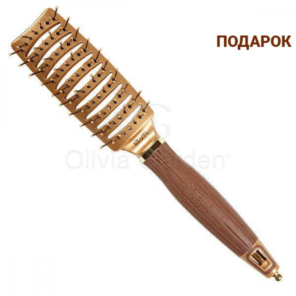 Щітка для укладки Ceramic+Ion Nano Thermic Styler NT-Vent штучна щетина