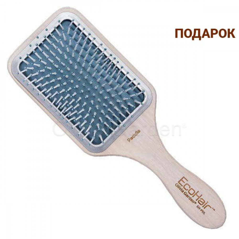 Щітка масажна бамбуковий EcoHair Paddle штучна щетина