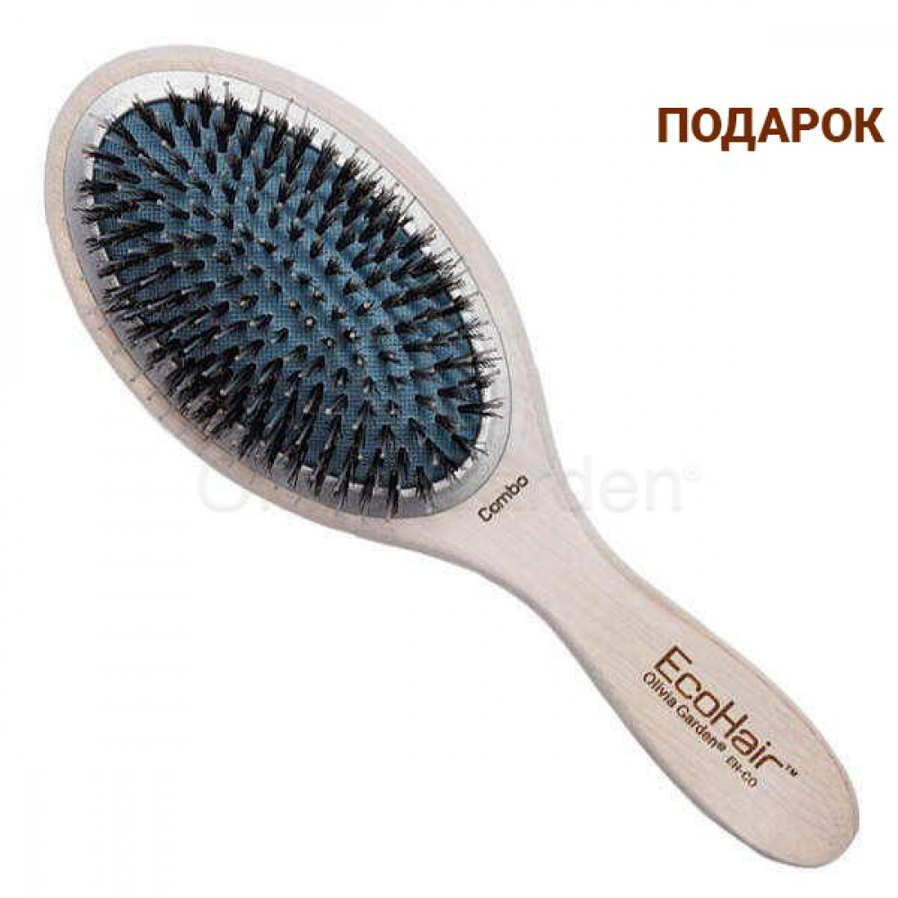 Щітка масажна бамбуковий EcoHair Combo комбінована щетина