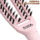 Щетка для укладки Finger Brush Combo Pastel Pink Small изогнутая комбинированная щетина 22404