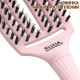 Щетка для укладки Finger Brush Combo Pastel Pink Medium изогнутая комбинированная щетина 22405