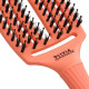 Щетка для укладки Finger Brush Combo Coral Medium LE изогнутая комбинированная щетина 22712