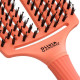 Щетка для укладки Finger Brush Combo Coral Large LE изогнутая комбинированная щетина 22713