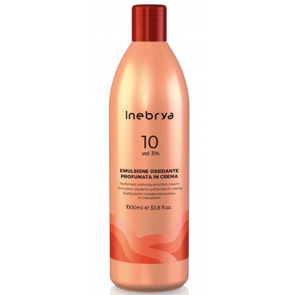 Inebrya Парфумована окислювальна емульсія Inebrya Color 10 Vol Oxidizing Perfumed Emulsion Cream 3%, 1000 мл