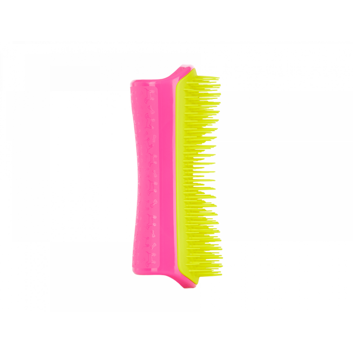 Расчёска для распутывания шерсти собаки Pet Teezer Detangling&Grooming Pink/Yellow 5060173378363