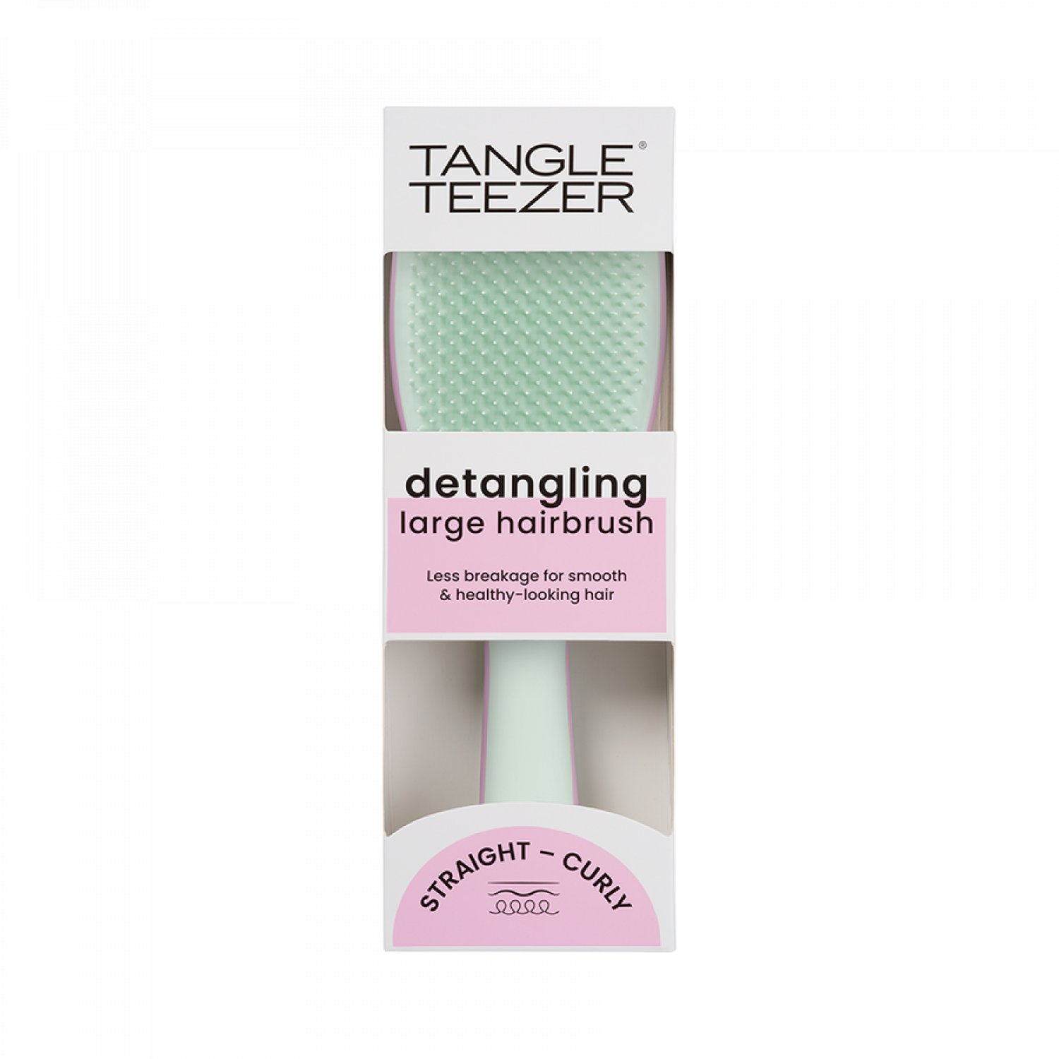 Расческа Tangle Teezer The Ultimate Detangler Large RoseBud Pink&Sage 5060926681016