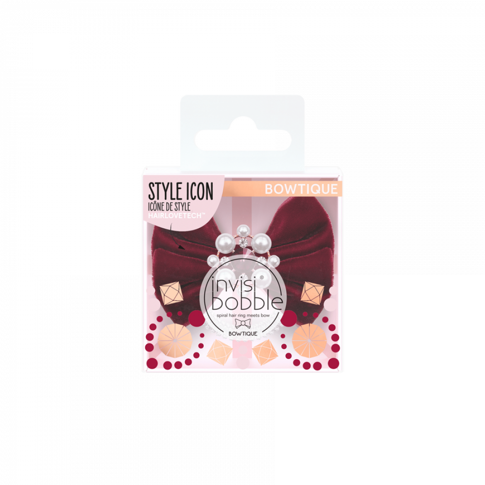 Резинка-браслет для волосся invisibobble BOWTIQUE BRITISH ROYAL TAKE A BOW