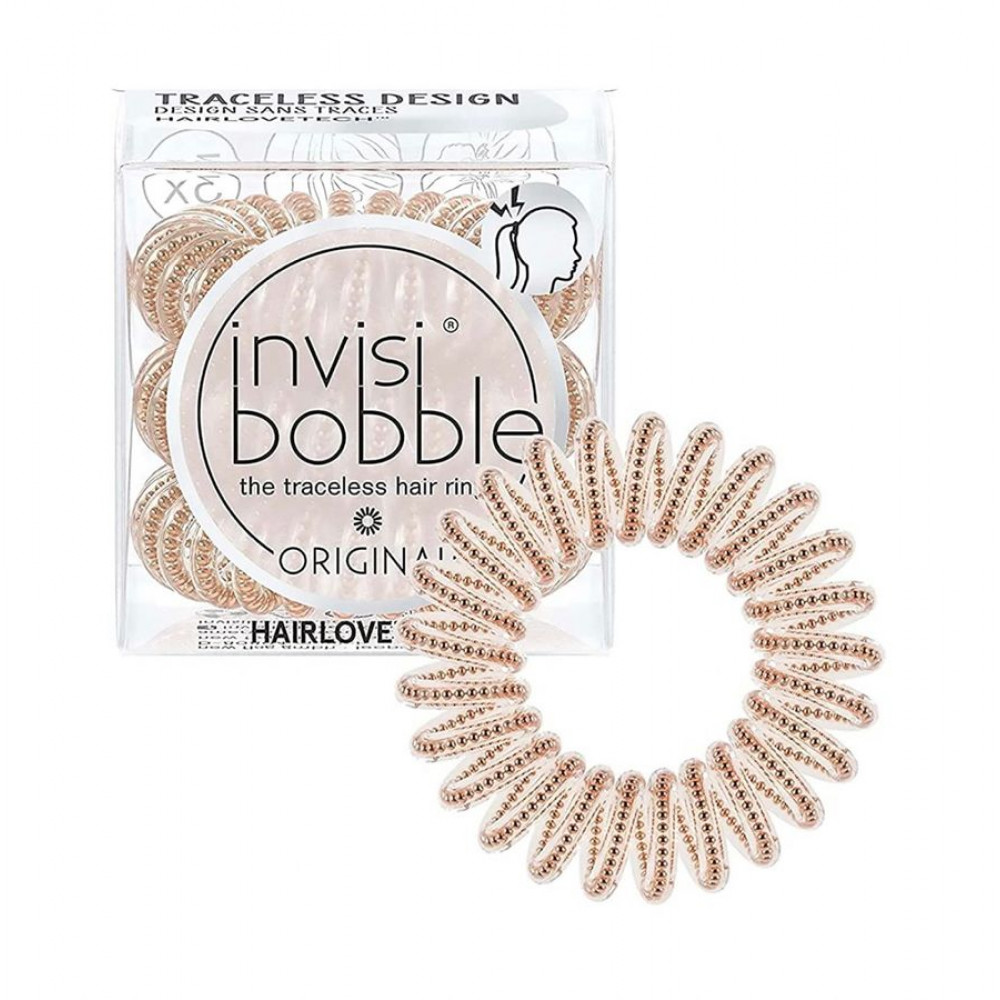 Резинка-браслет для волос invisibobble ORIGINAL Of bronze and beads