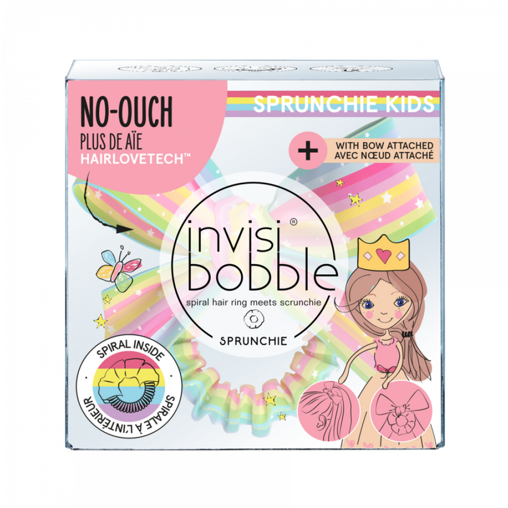 Резинка-браслет для волос invisibobble SPRUNCHIE KIDS - Let's Chease Rainbows