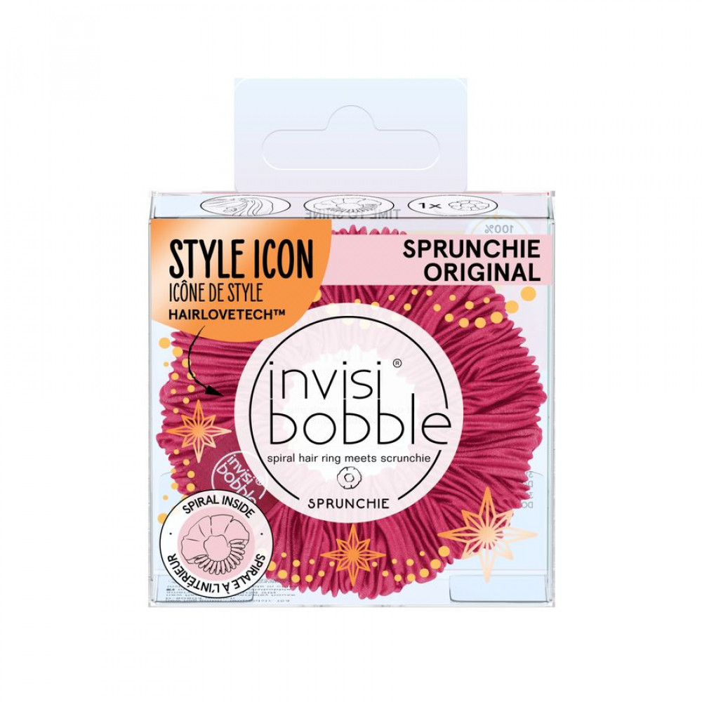 Резинка-браслет для волосся invisibobble SPRUNCHIE Time To Shine Wine Not?