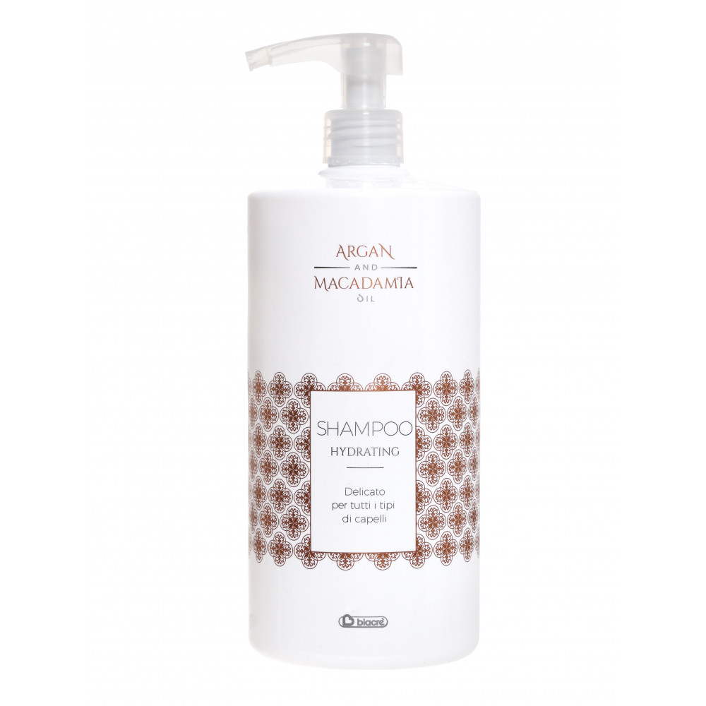 BIACRE Зволожувальний шампунь АРГАН І МАКАДАМІЯ BIACRE SHAMPOO HYDRATING ARGAN AND MACADAMIA, 1000 мл