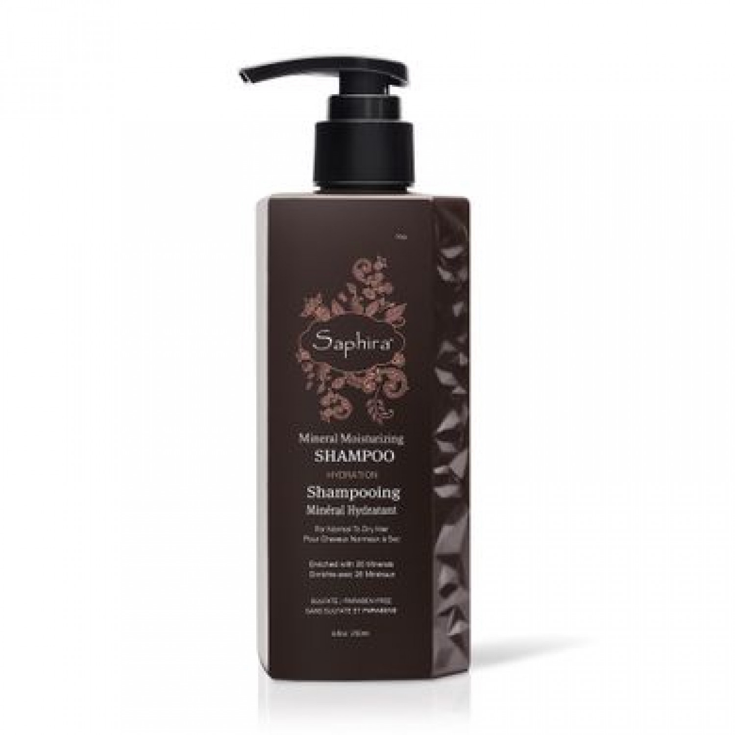 Шампунь для увлажнения волос минеральный Saphira Hydration 250мл НФ-00026732