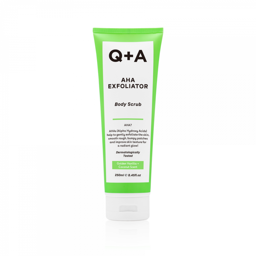 Скраб для тіла з AHA-кислотами Q+A AHA Exfoliator Body Scrub 250ml