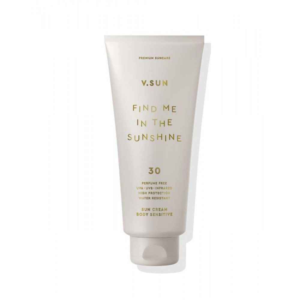 Сонцезахисний крем для тіла V.SUN sun cream body SPF 30 Perfume Free 200 мл