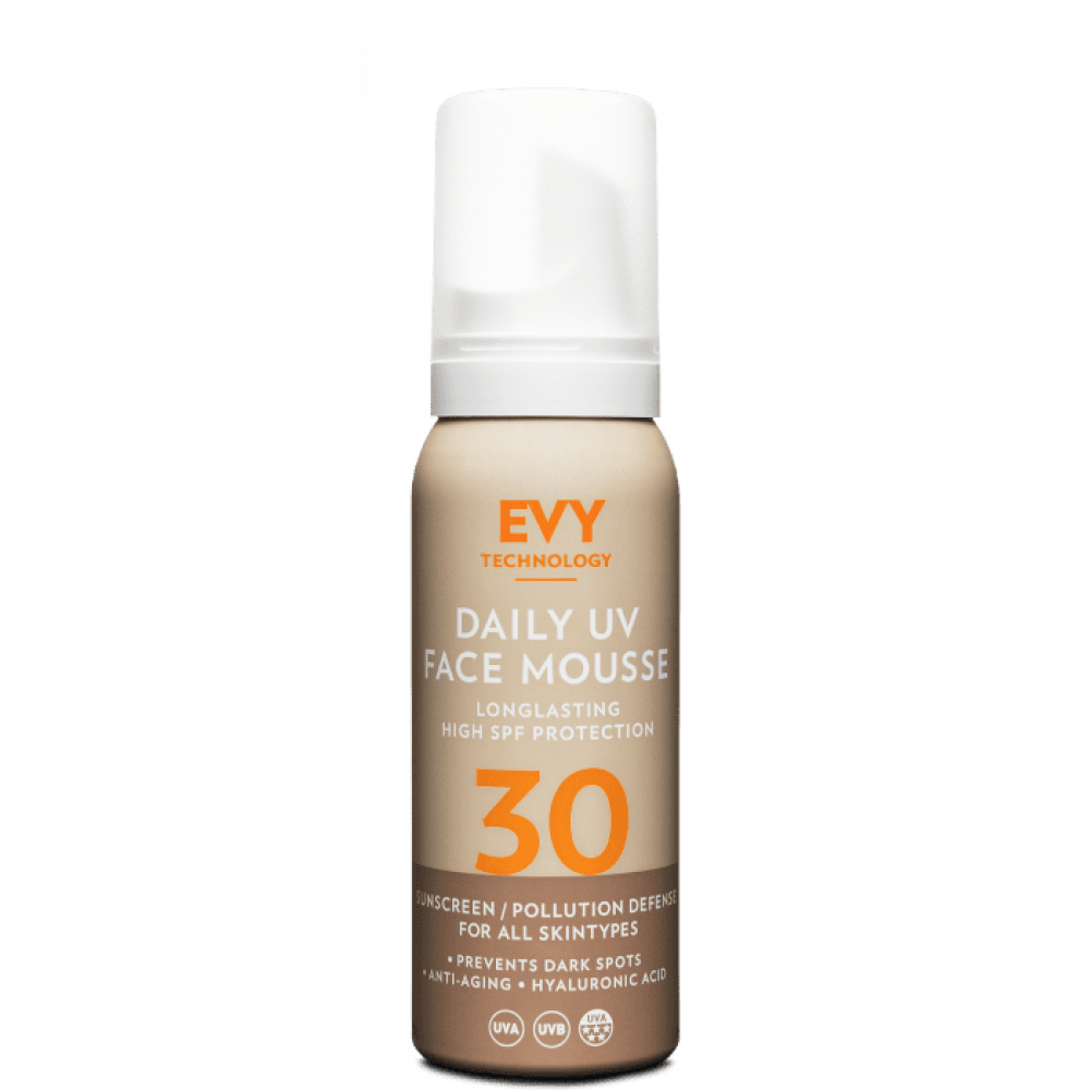 Ежедневный защитный мусс для лица Evy Technology Daily UV Face Mousse SPF 30, 75 мл