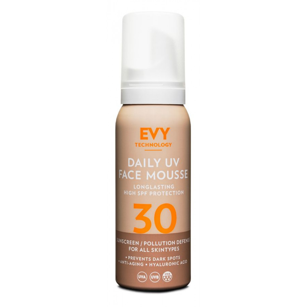 Щоденний захисний мус для обличчя EVY Technology Daily UV Face Mousse SPF 30, 75 мл