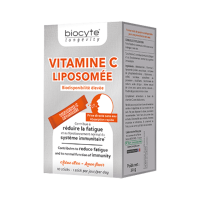 Biocyte Vitamine C Liposomee Orodispersib Способствует снижению усталости и нормальному функционированию иммунной системы, 10 стиков