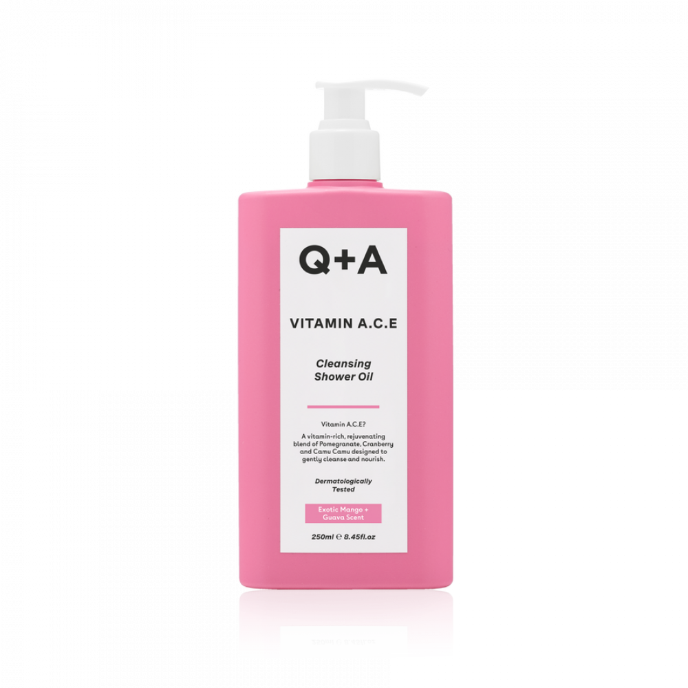 Вітамінізована олія для душу Q+A Vitamin A.C.E Cleansing Shower Oil 250ml