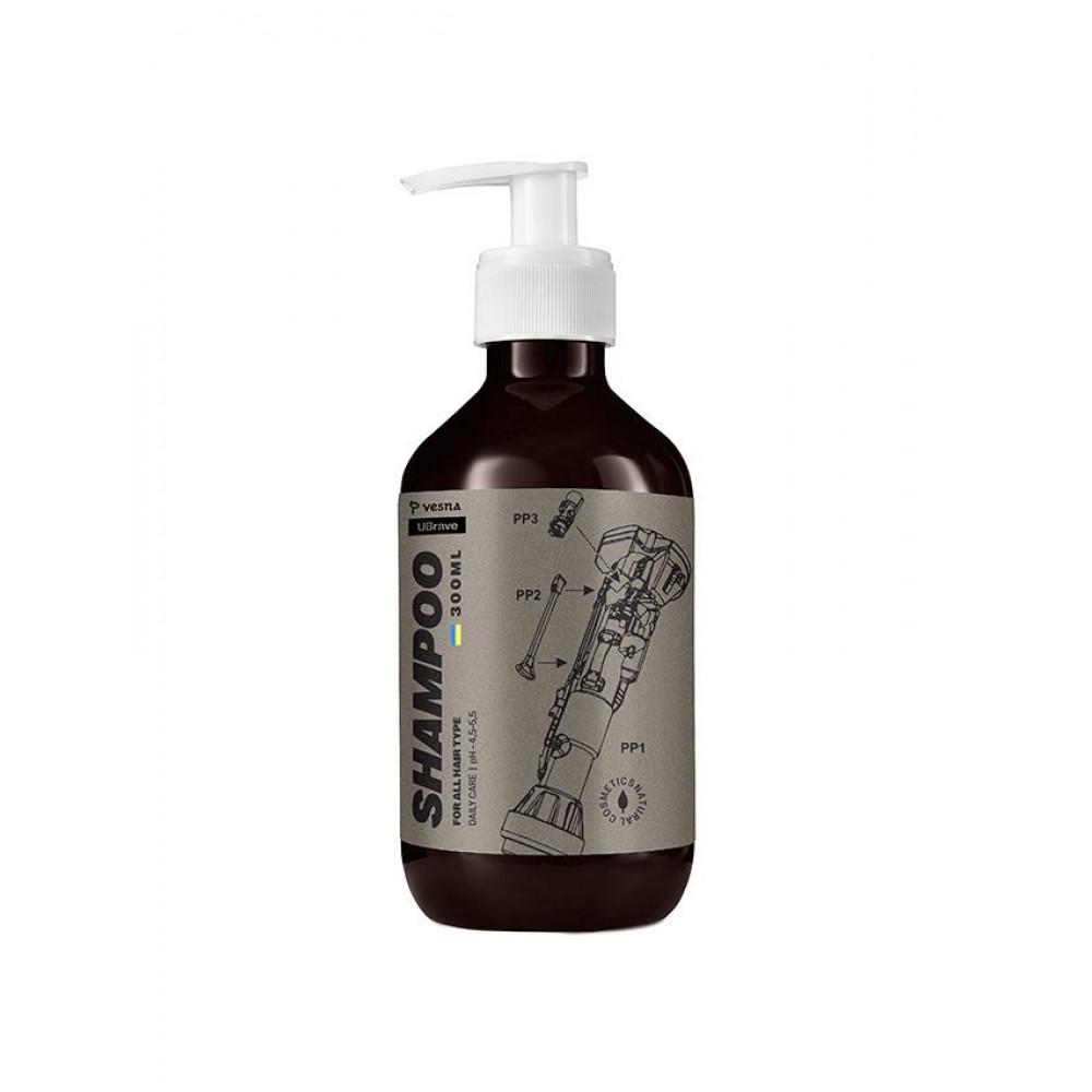 Мужской шампунь "Против орков и перхоти" с эффектом кондиционера, 300 ml