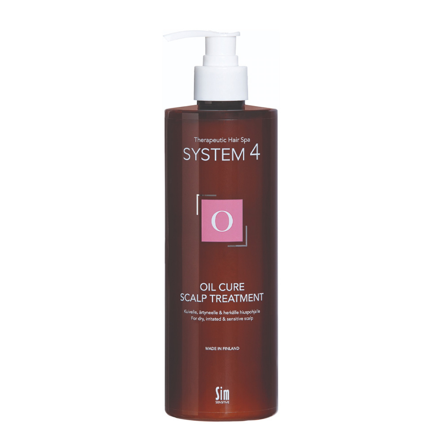 Sim Sensitive S4 Oil Cure Пилинговая маска «О» для очищения кожи головы, 500 ml 6417150024512
