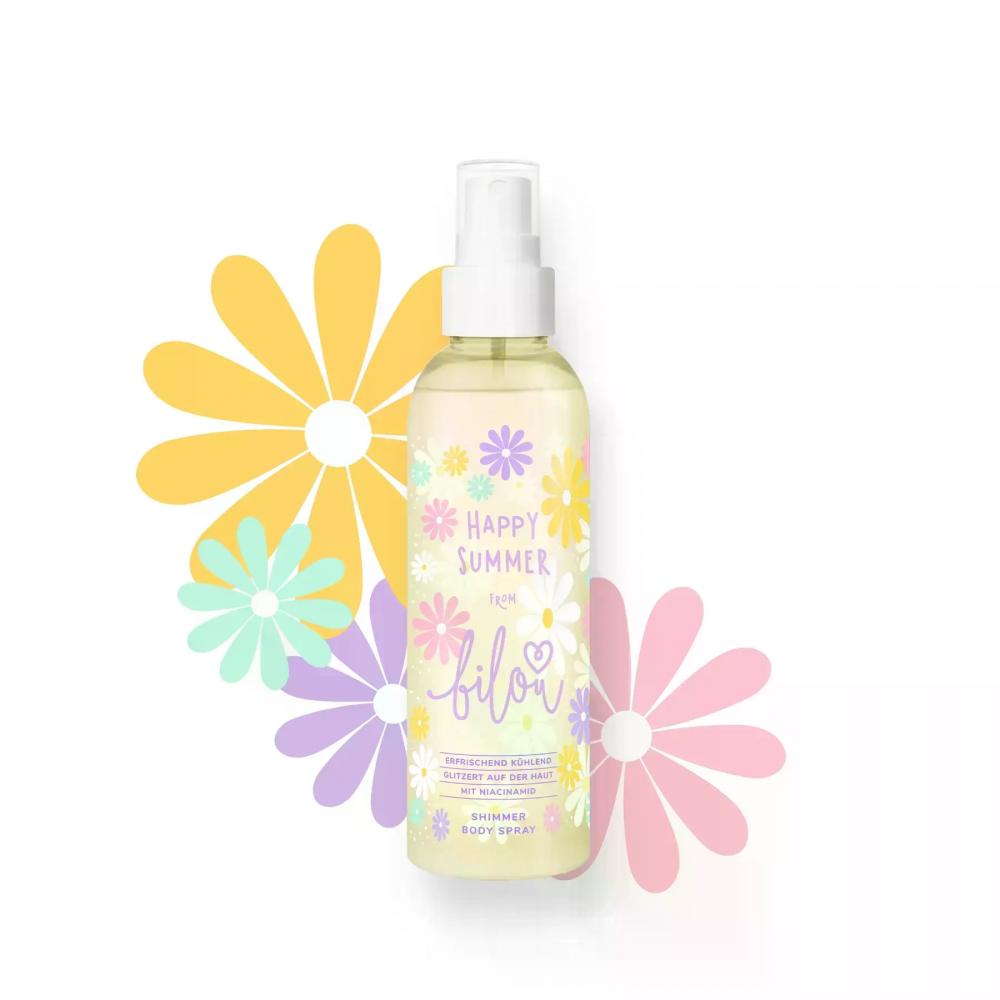 Спрей для тіла з шиммером Bilou Happy Summer 150 мл