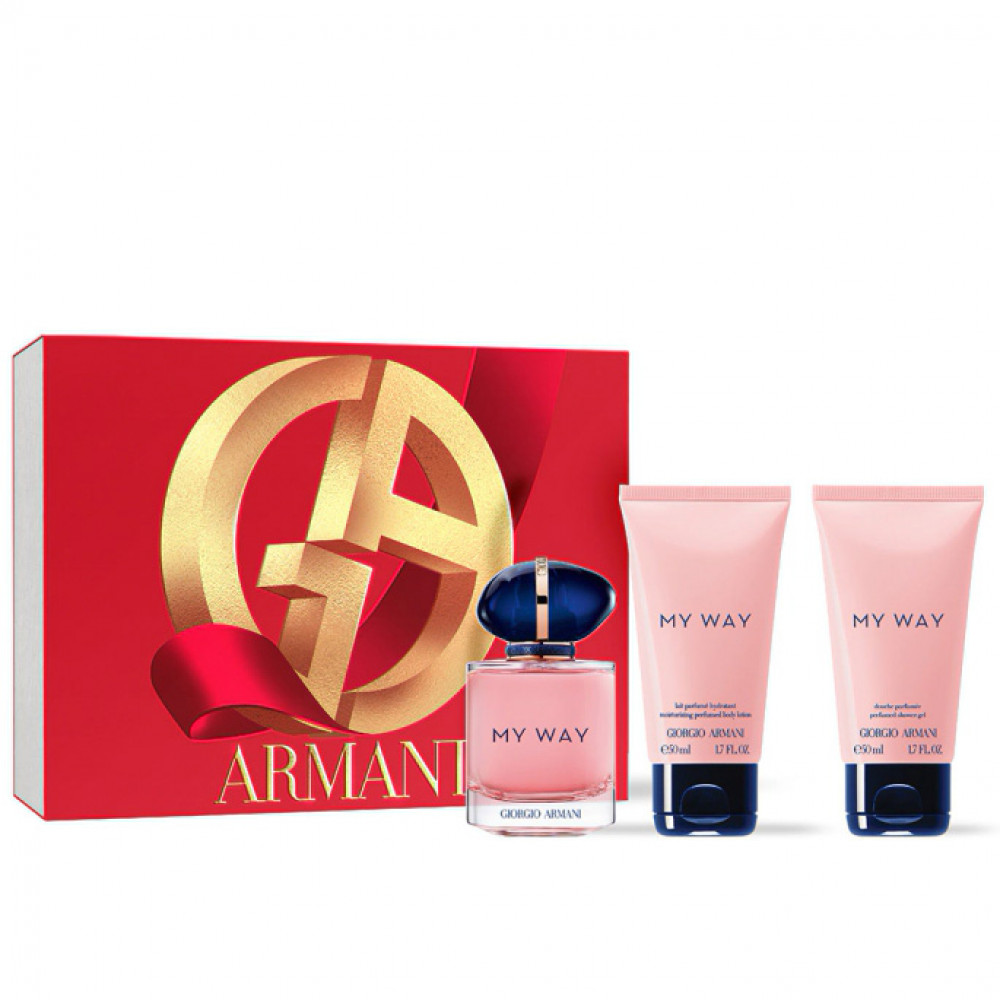 Набор Giorgio Armani My Way для женщин - set (edp 50 ml + s/g 50 ml + b/l 50 ml)