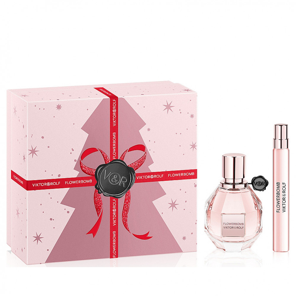 Набор Viktor & Rolf Flowerbomb для женщин - set (edp 50 ml + edp 10 ml mini)