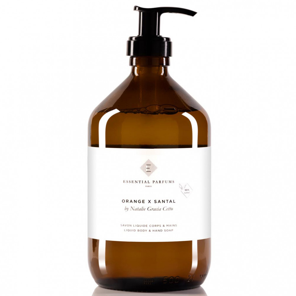 Рідке мило Essential Parfums Orange X Santal для чоловіків та жінок - liquid soap 500 ml