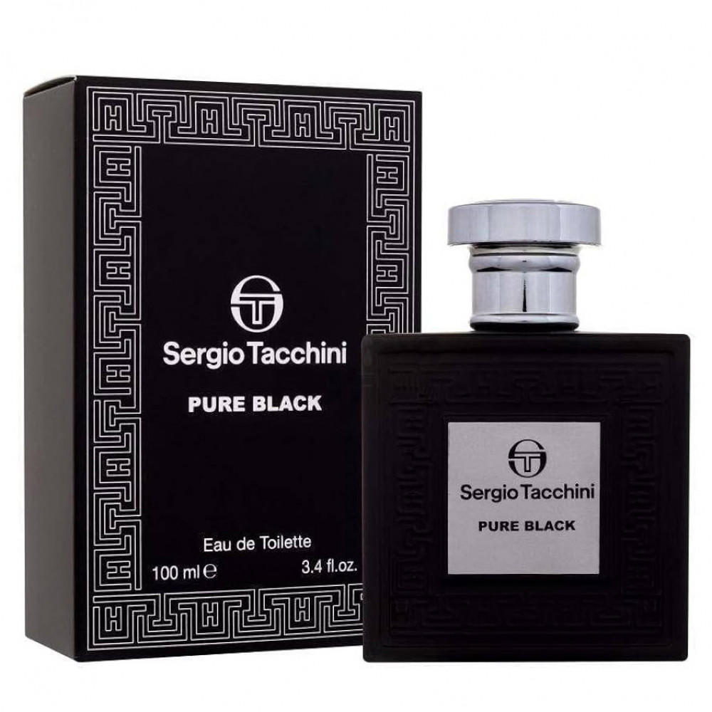 Туалетная вода Sergio Tacchini Pure Black для мужчин (оригинал) - edt 100 ml