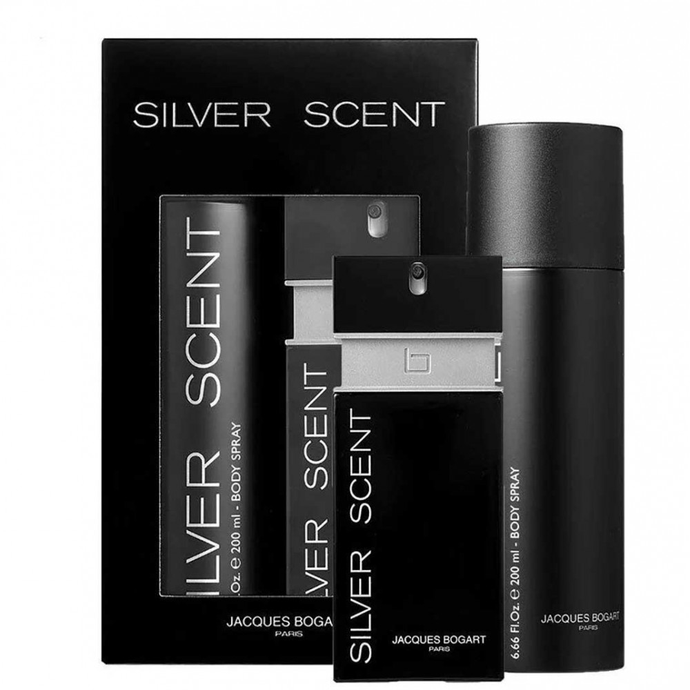 Набір Jacques Bogart Silver Scent для чоловіків () - set (edt 100 ml + deo spray 200 ml)