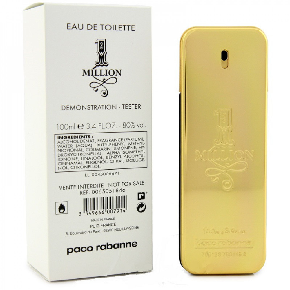 Туалетна вода Paco Rabanne 1 Million для чоловіків - edt 100 ml tester