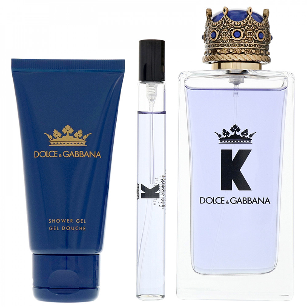 Набор Dolce AND Gabbana K by Dolce AND Gabbana для мужчин - set (edt 100 ml + sh/g 50 ml + edt 10 ml mini)