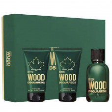 Набор Dsquared2 Green Wood Pour Homme для мужчин (оригинал)