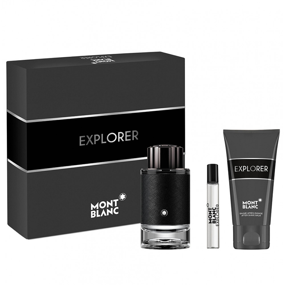 Набор Montblanc Explorer для мужчин (оригинал) - set (edp 100 ml + edp 7.5 ml mini + af/sh 100 ml)