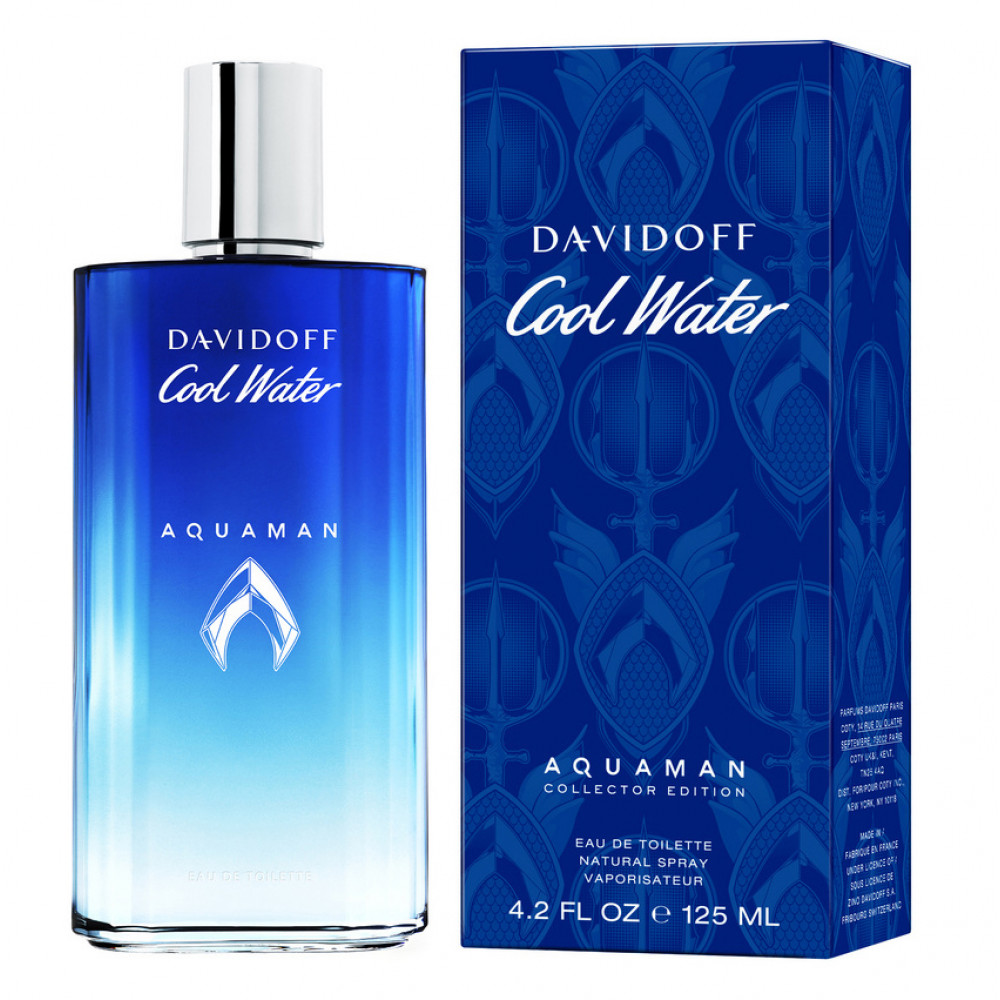 Туалетная вода Davidoff Cool Water Aquaman Collector Edition для мужчин (оригинал)