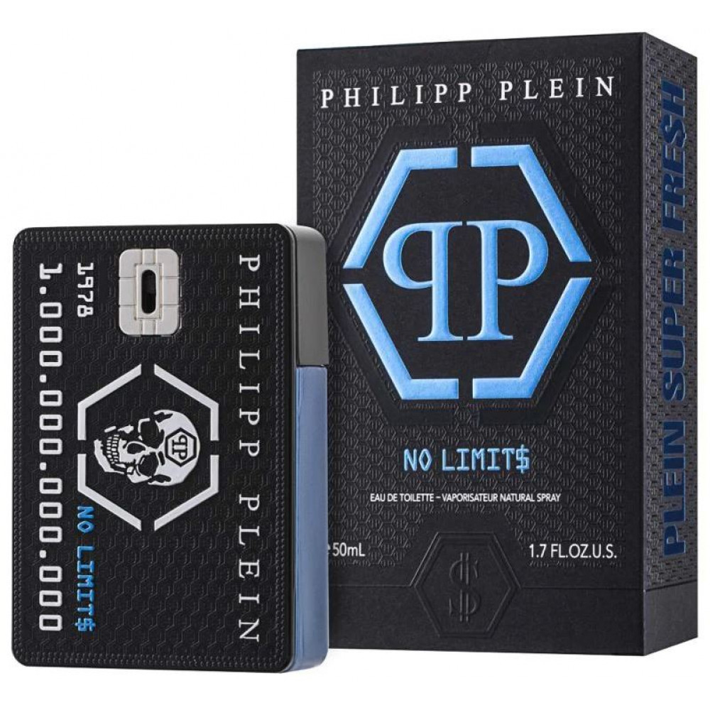 Туалетная вода Philipp Plein No Limits Super Fresh для мужчин (оригинал) - edt 50 ml