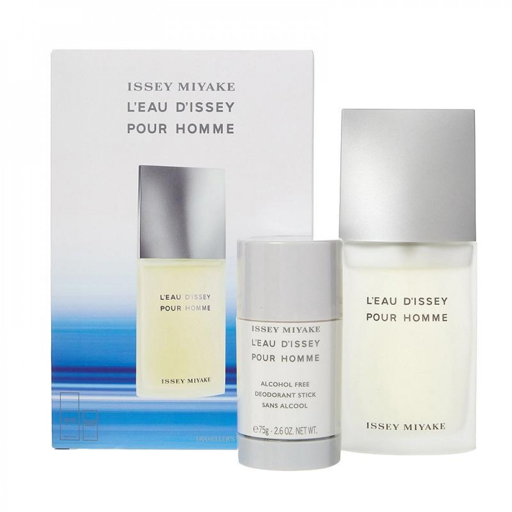 Набор Issey Miyake L'Eau D'Issey Pour Homme для мужчин (оригинал) - set (edt 75 ml + deo stick 75 g)