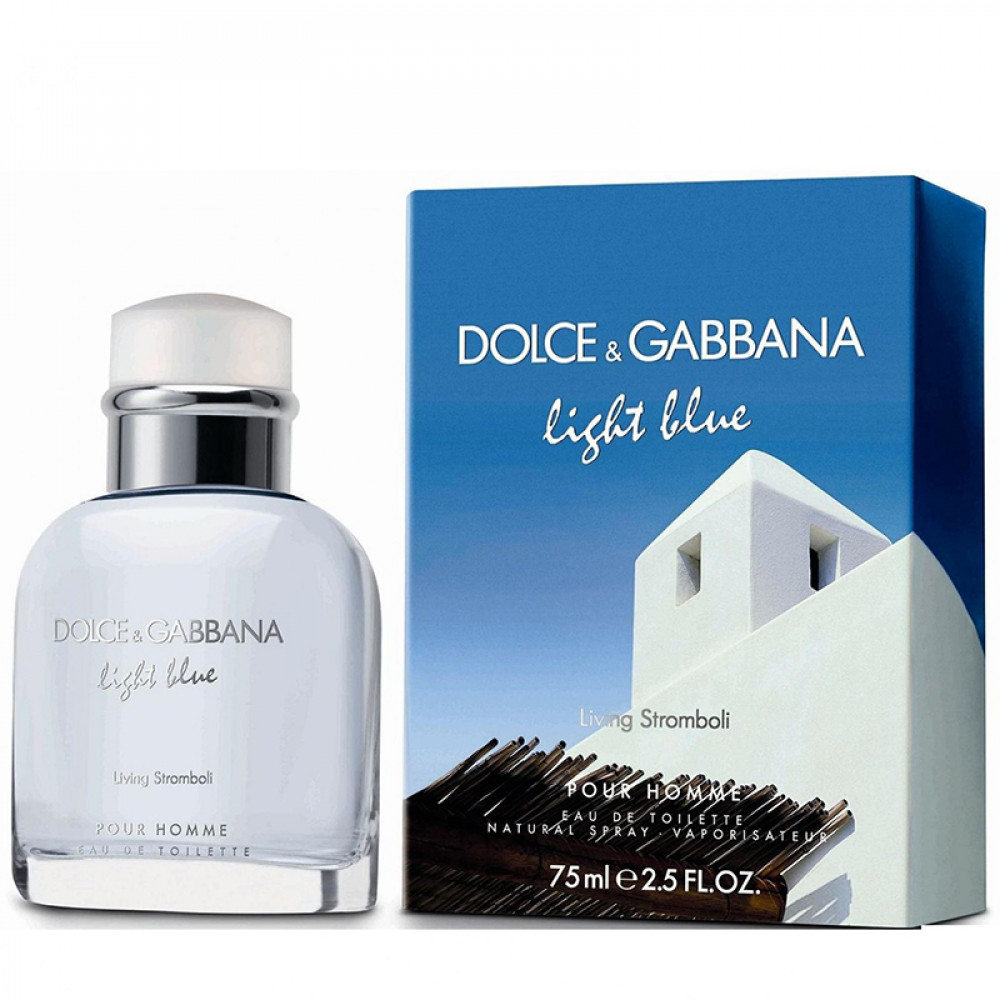 Туалетная вода Dolce&Gabbana Light Blue Living Stromboli Pour Homme для мужчин (оригинал)