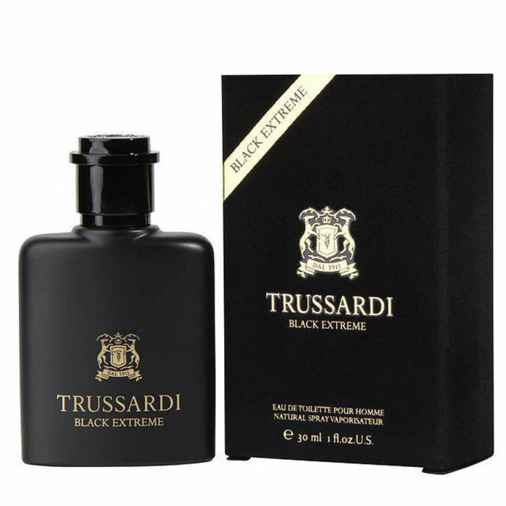 Туалетная вода Trussardi Black Extreme для мужчин (оригинал)