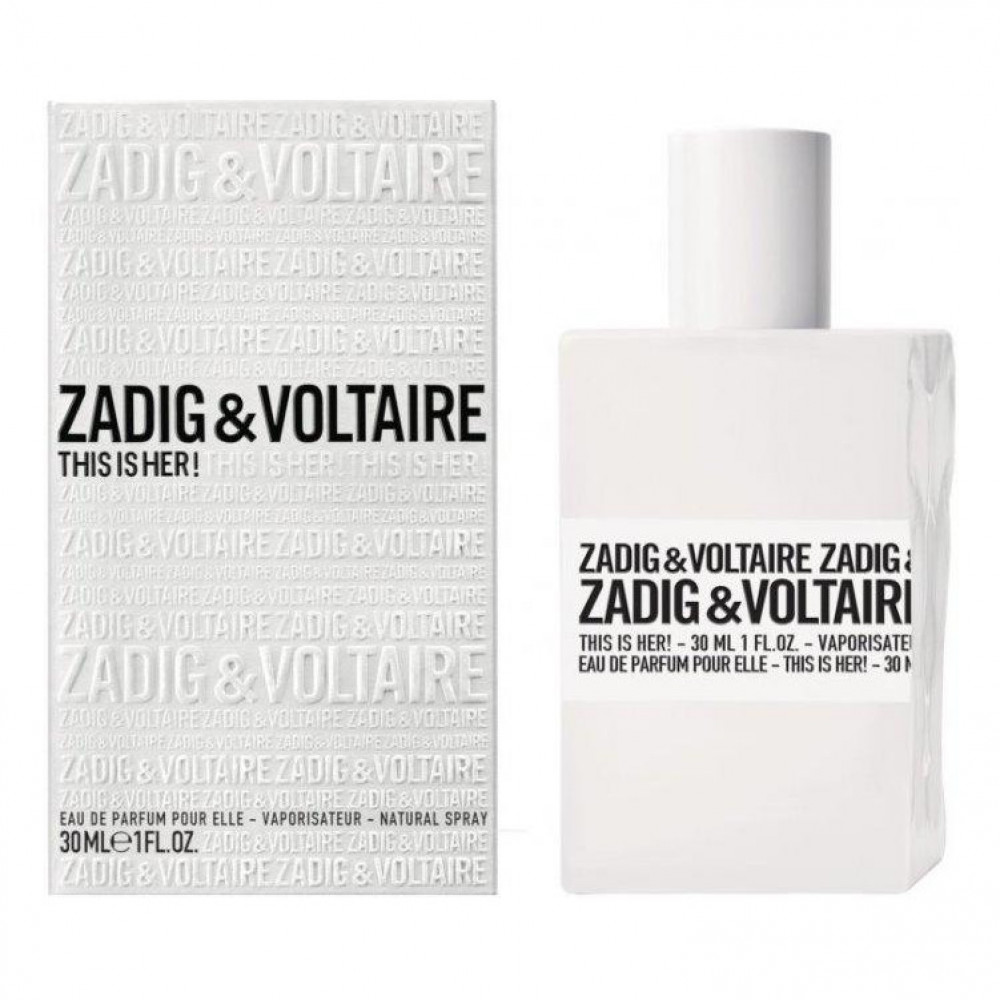 Парфюмированная вода Zadig & Voltaire This is her для женщин (оригинал)