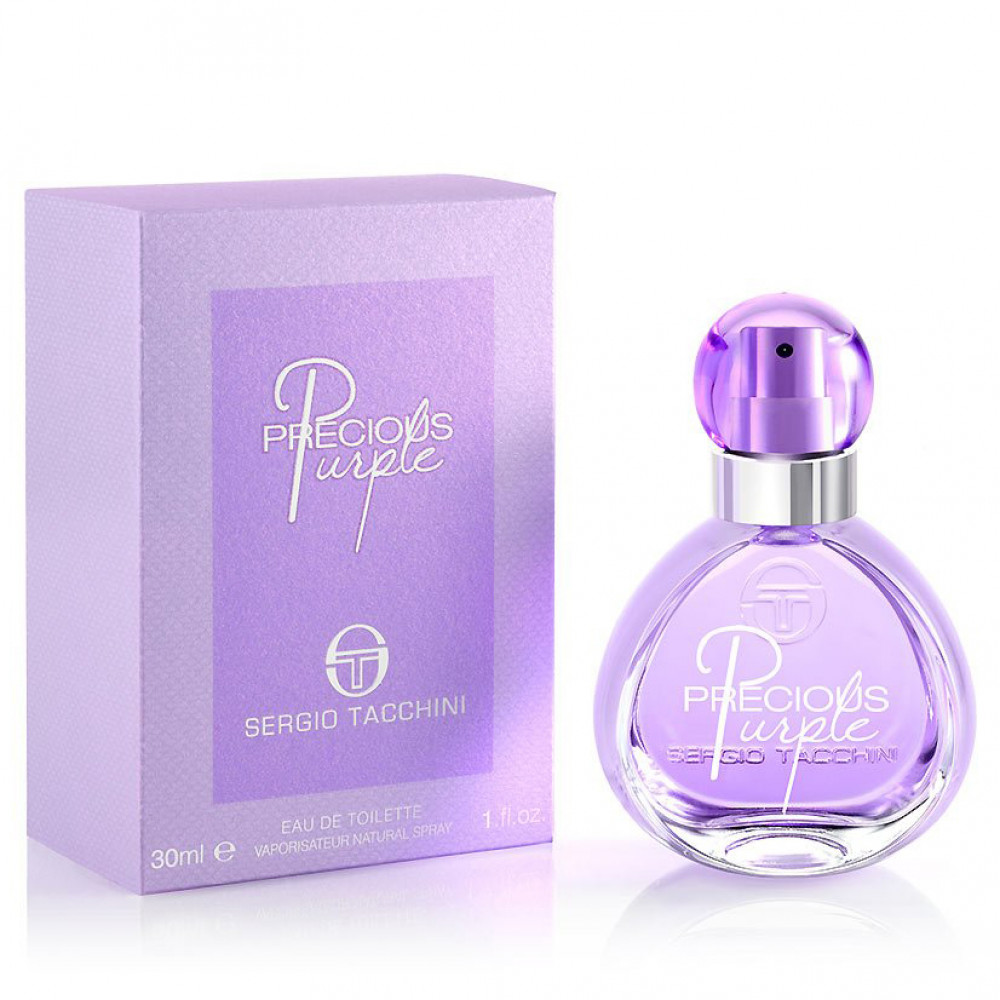 Туалетная вода Sergio Tacchini Precious Purple для женщин (оригинал) - edt 30 ml