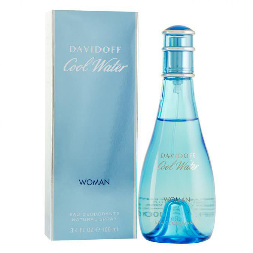 Дезодорант Davidoff Cool Water Woman для женщин (оригинал) - deo spray 100 ml