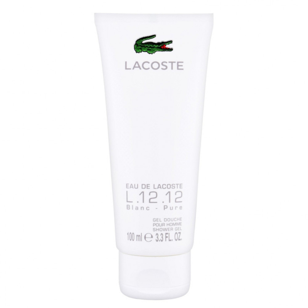 Гель для душа Lacoste Eau De L.12.12 Blanc для мужчин (оригинал) - shower gel 100 ml