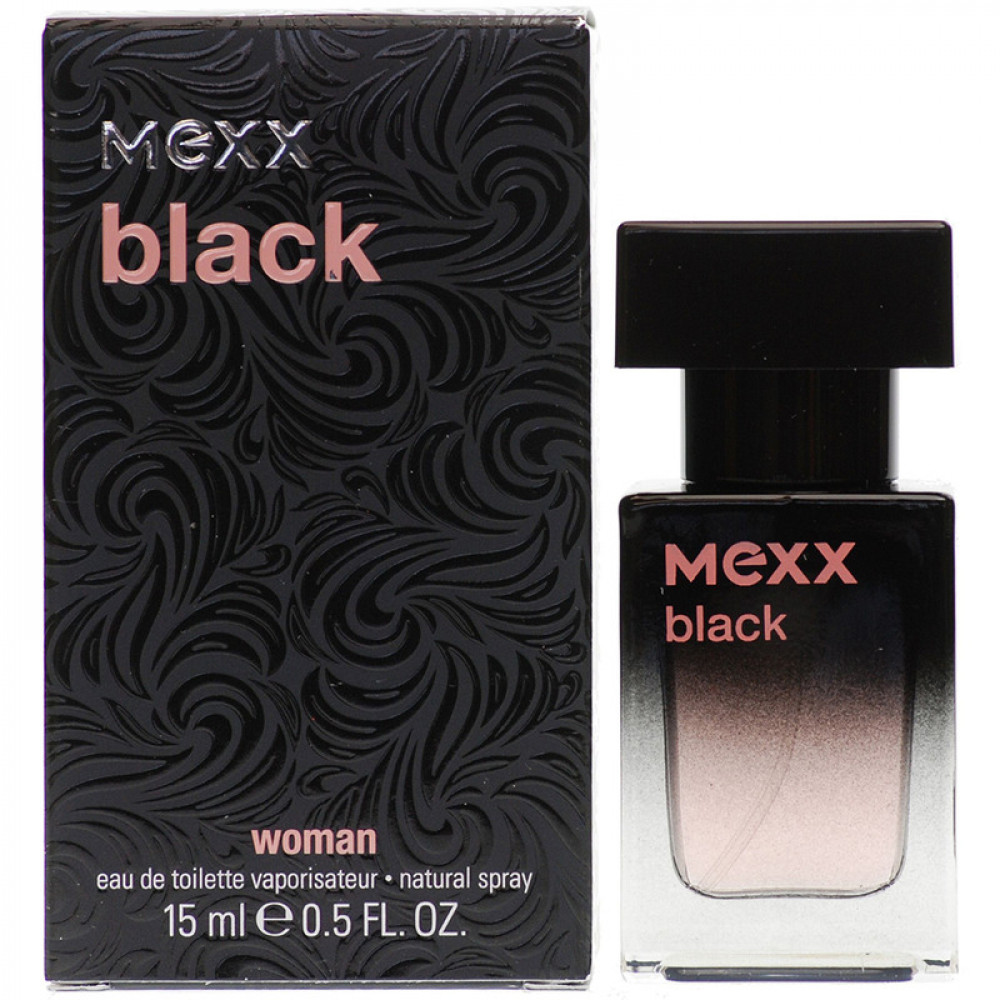 Туалетная вода Mexx Black Woman для женщин (оригинал) - edt 15 ml